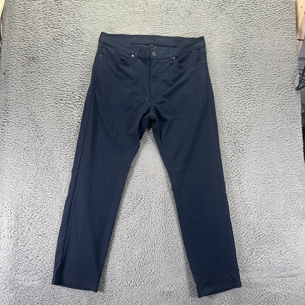 Levi's 511 Pant Mens 36x30 Blue Polyester Golf Straight Leg Sports Performance